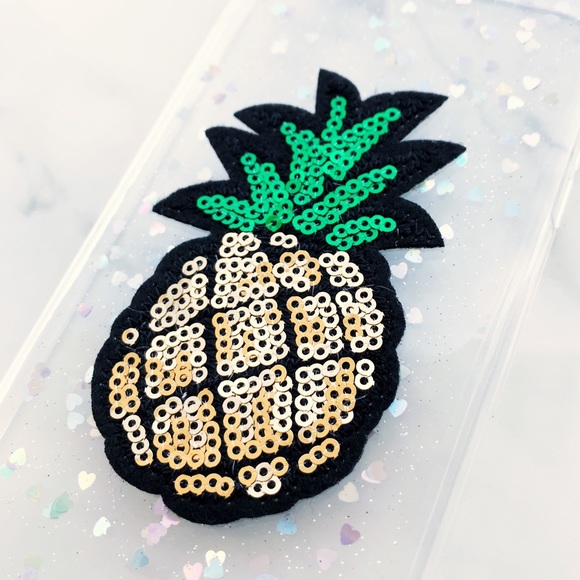 NEW iPhone 6/6s/6+/6s+ Sequin Pineapple Soft Case - Picture 3 of 4